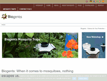 Tablet Screenshot of biogents.com